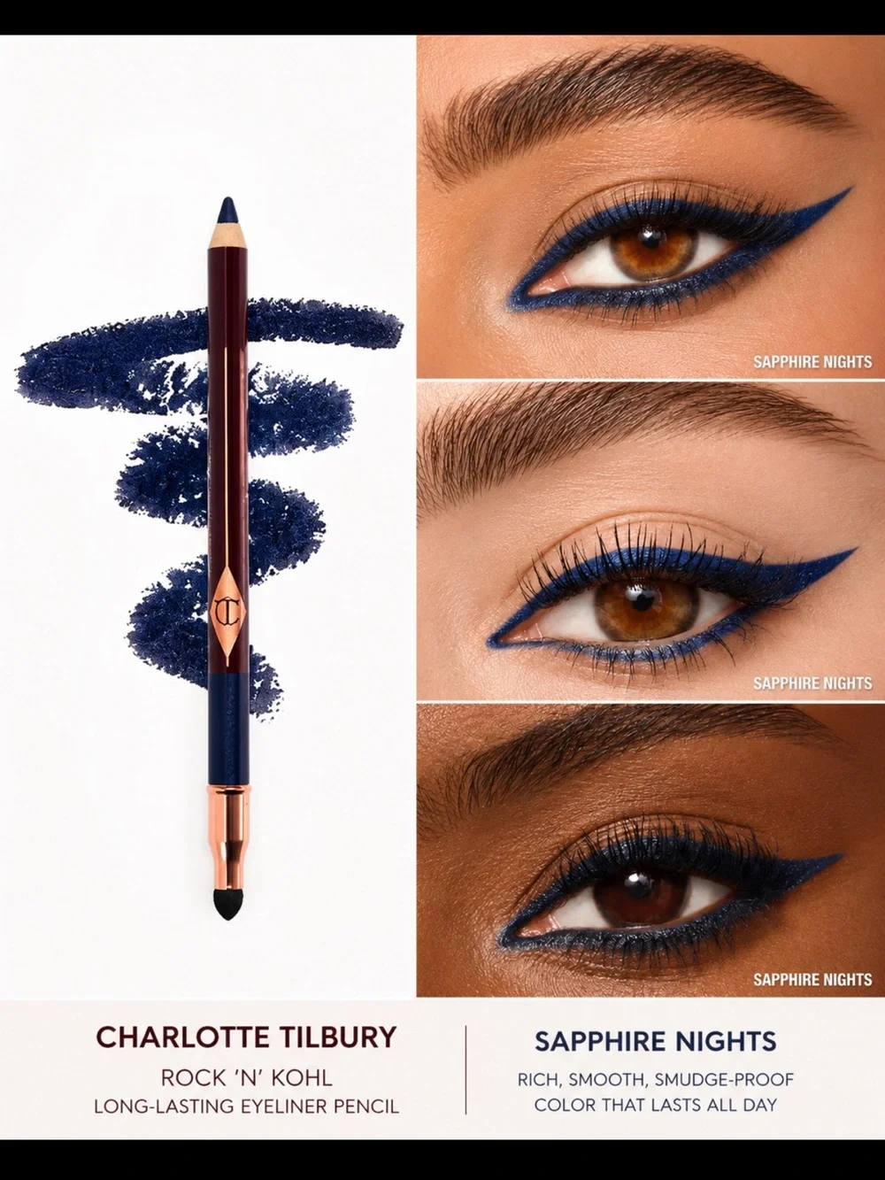 Charlotte Tilbury Sapphire Nights Rock 'N' Kohl Eyeliner Pencil
